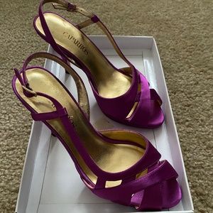 Capparos Magenta Heels 6 1/2 M